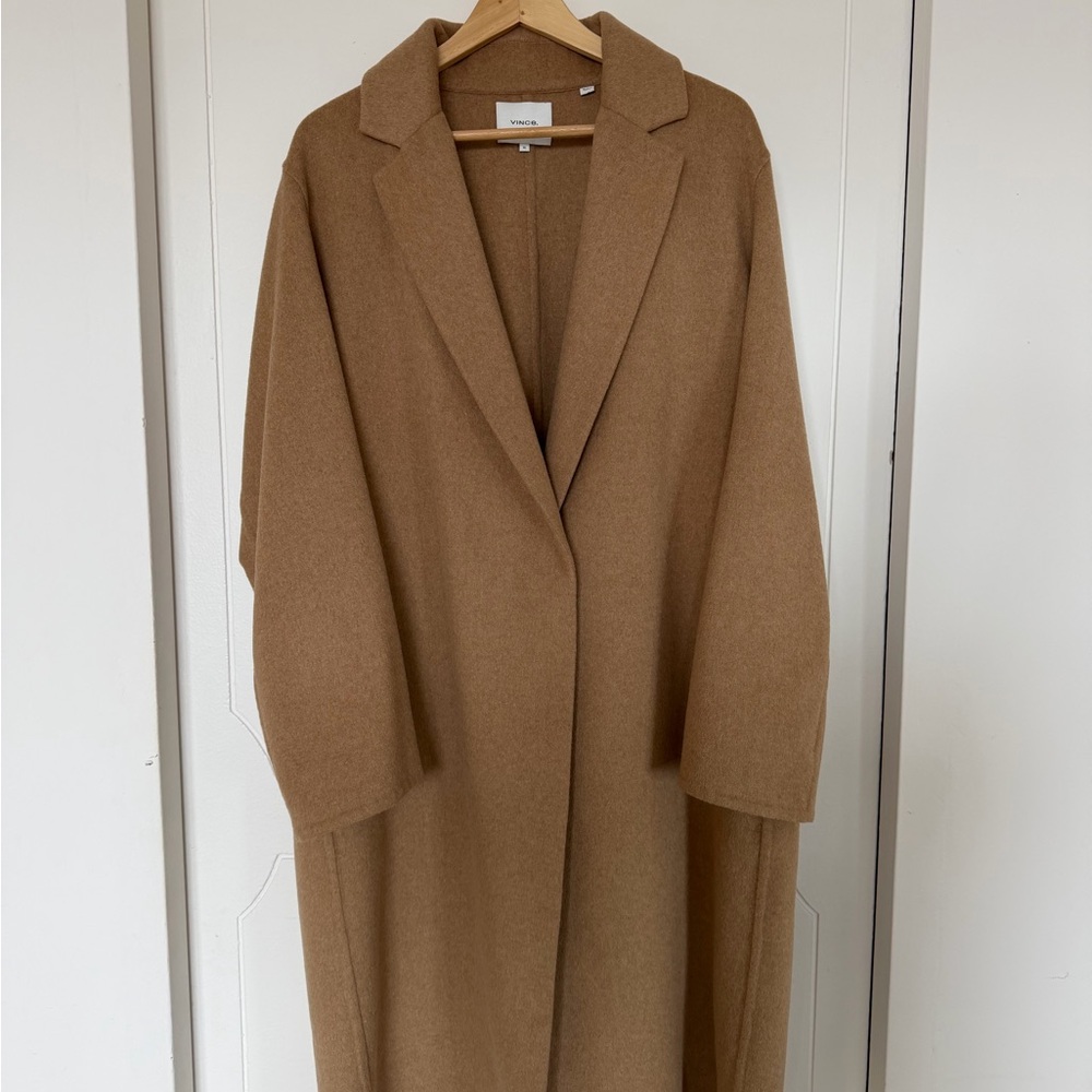 Vince Camel Wool Blend Coat